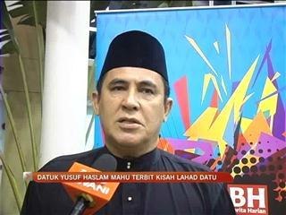 Yusof Haslam mahu terbit kisah Lahad Datu