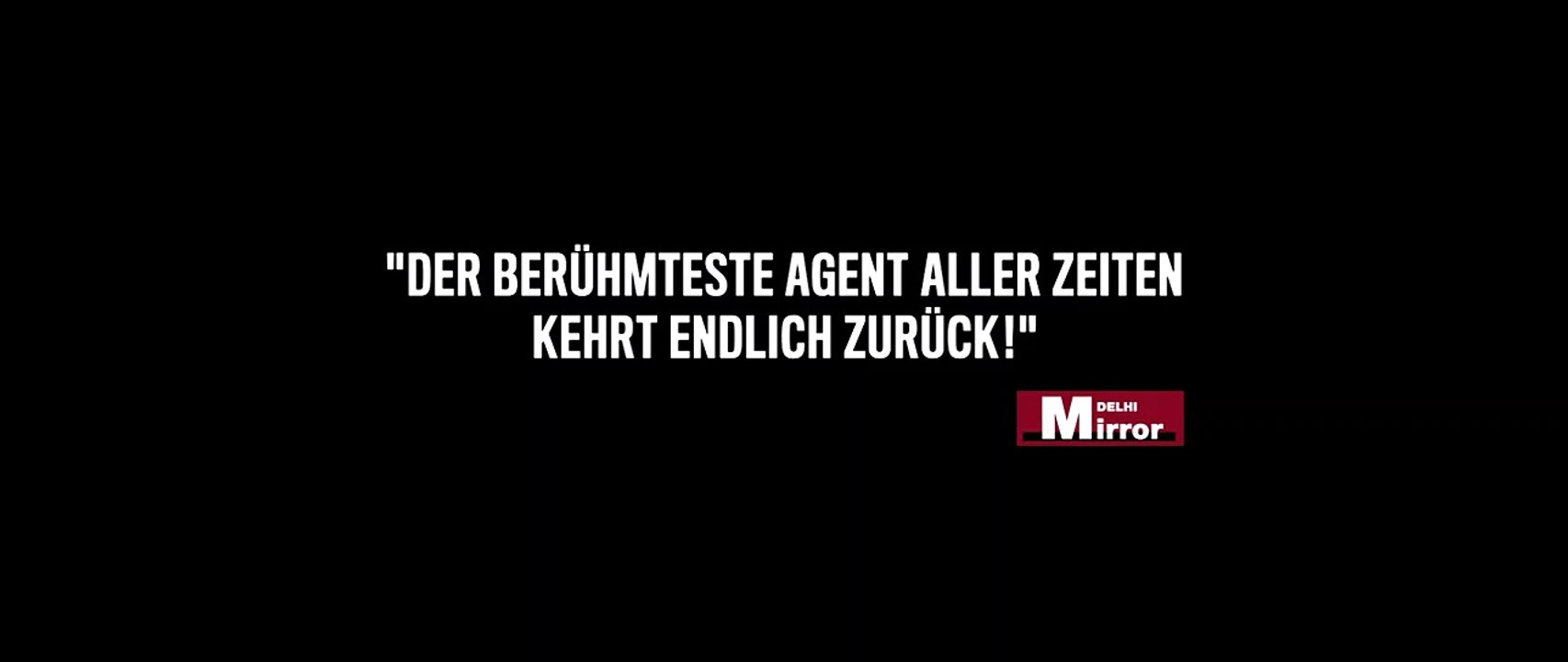 Agent Ranjid rettet die Welt Teaser DF