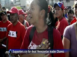 'Goodbye my president': Supporters cry for Chavez