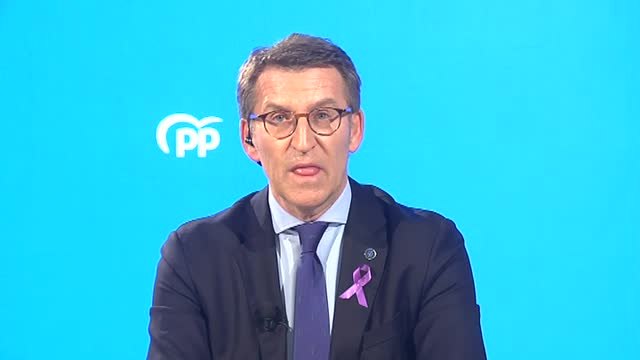 Núñez Feijóo: Me sorprende que el presidente del Gobierno no respete las investigaciones de la Fiscalía