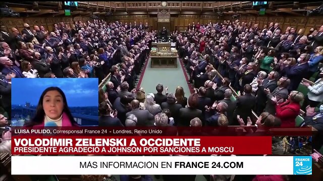 Informe desde Londres: Zelenski agradeció a Boris Johnson por sanciones a Moscú