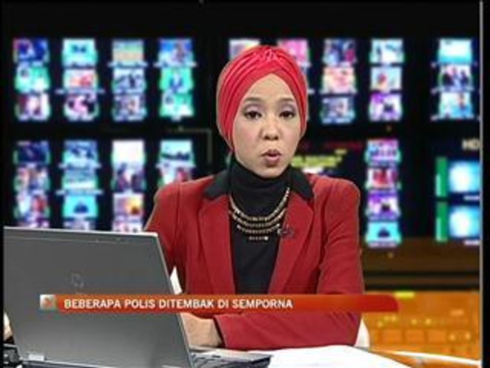 Beberapa polis ditembak di Semporna