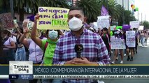 Miles de mujeres en México exigen sus derechos como féminas y el cese de la violencia