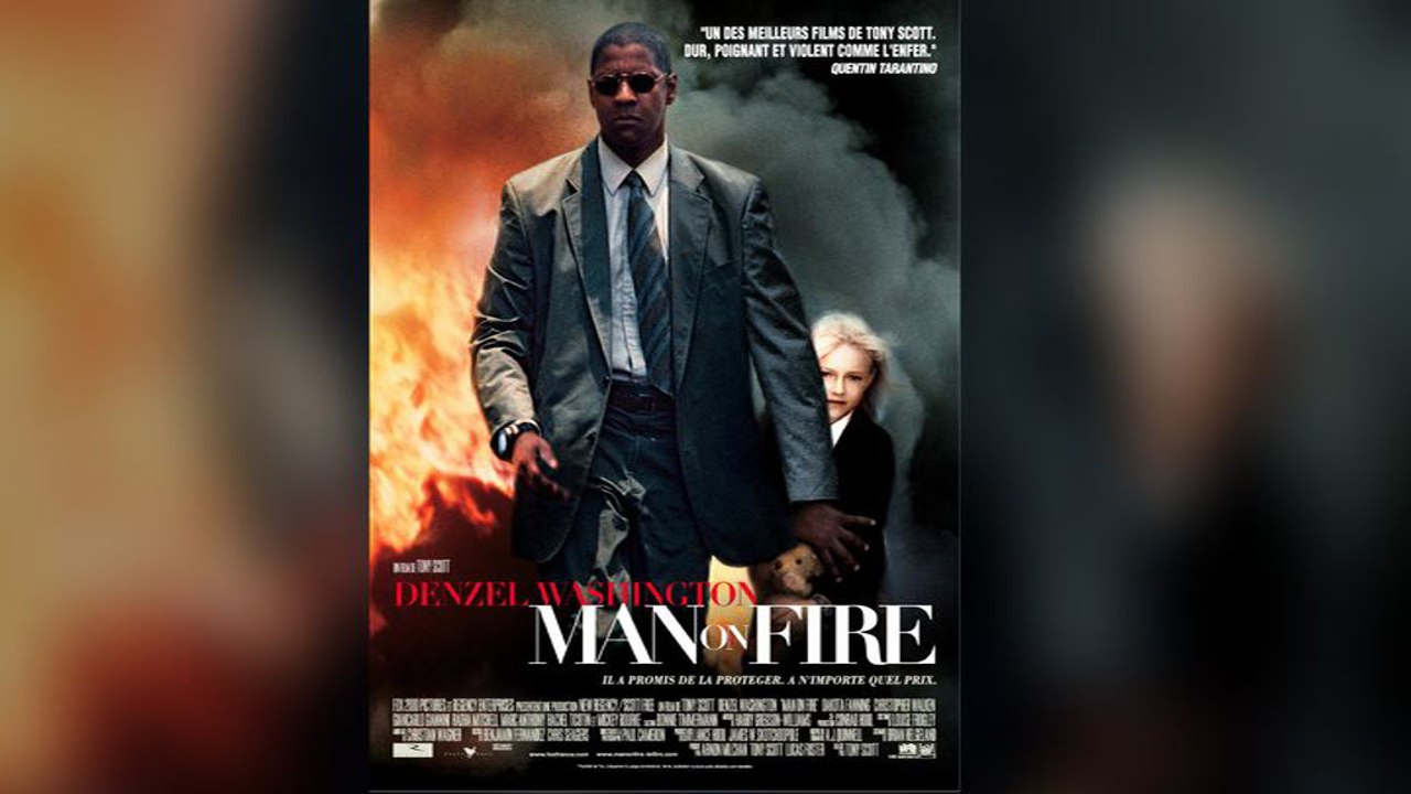 Denzel Washington sur Man on fire