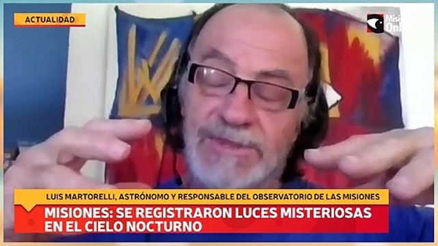 Misiones: Se registraron luces misteriosas en el cielo nocturno