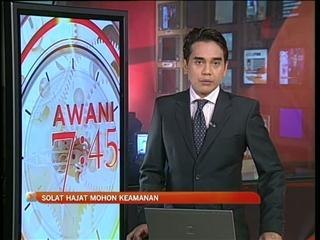 Solat hajat mohon keamanan di Sabah