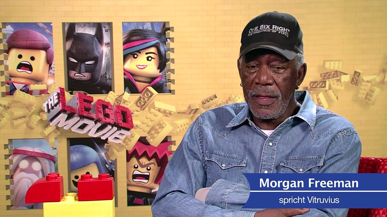 Interview zu "The LEGO Movie" mit Morgan Freeman, Will Arnett, Phil Lord und Chris Miller
