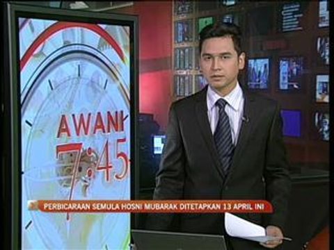 Perbicaraan semula Hosni pada 13 April