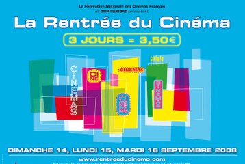 La rentrée du cinéma