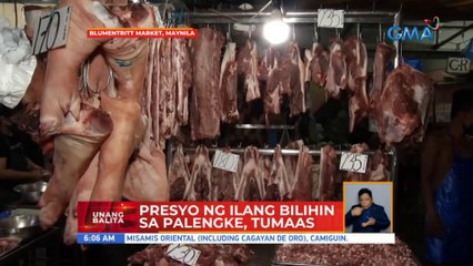 Presyo ng ilang bilihin sa palengke, tumaas | UB