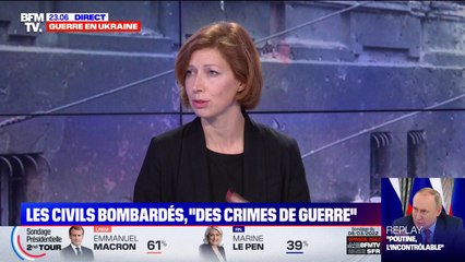 Pour la porte-parole du Quai d’Orsay, il faut "continuer à mettre la pression sur Vladimir Poutine" pour obtenir un "cessez-le-feu immédiat"