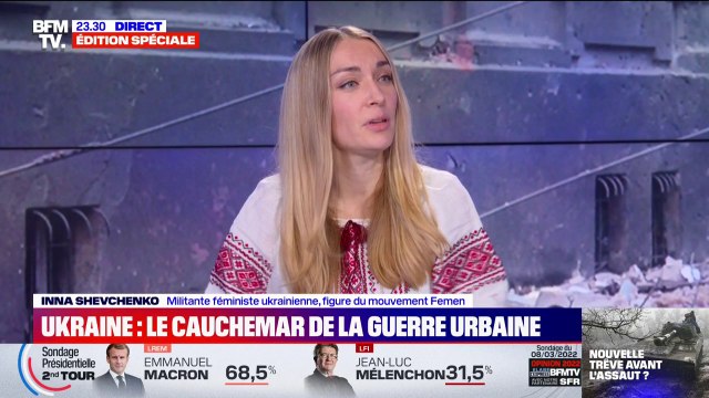 Inna Shevchenko dénonce un véritable massacre des civils en Ukraine