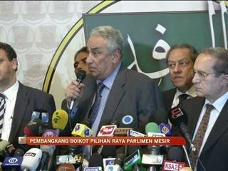 Pembangkang boikot pilihan raya Mesir