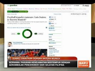 Suarez dikaitkan dengan Bayern Munich