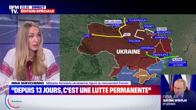 Inna Shevchenko: Vladimir Poutine veut la guerre avec l'Occident