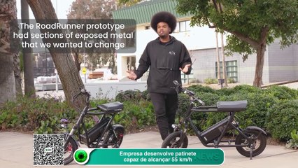 Empresa desenvolve patinete capaz de alcançar 55 kmh