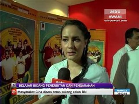 Hani belajar bidang belakang tabir