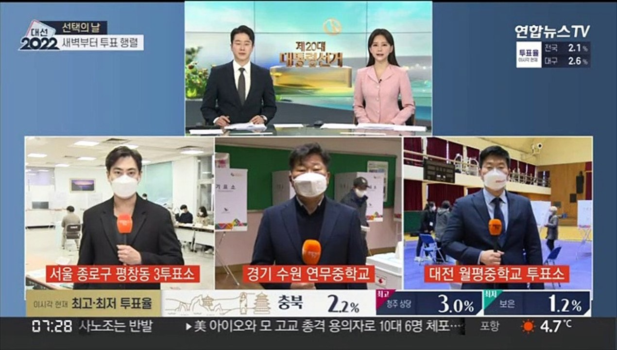 20대 대선 투표 시작…새벽부터 투표 행렬