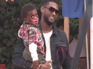 Le chanteur Usher est un papa trop mortel !