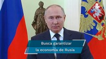 Vladimir Putin firma decreto para prohibir exportaciones en Rusia