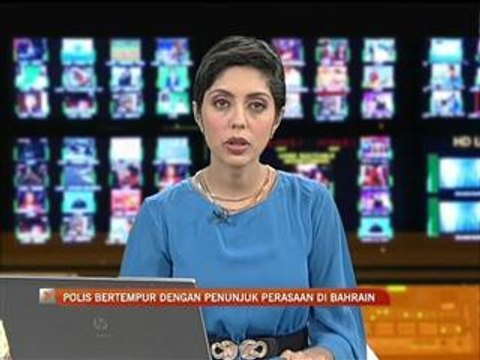 Polis Bahrain bertempur dengan penunjuk perassan