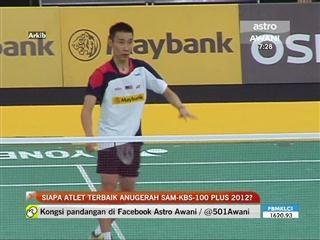 Calon Atlet Terbaik SAM-KBS-100 Plus 2012