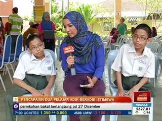 Adik-beradik istimewa terima keputusan PMR