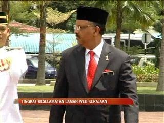 Tingkat keselamatan laman web kerajaan