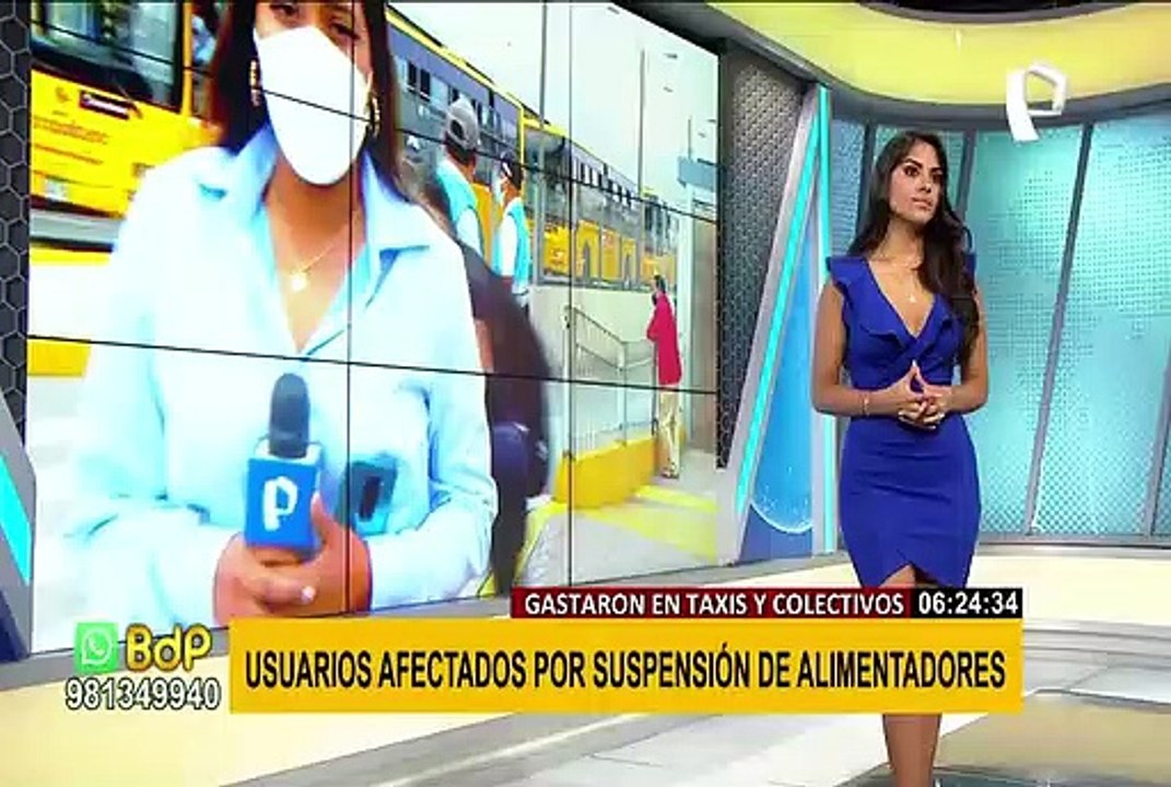 Metropolitano: cientos de usuarios afectados por suspensión de buses alimentadores