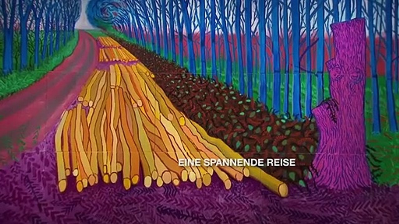 David Hockney in der Royal Academy of Arts Trailer DF