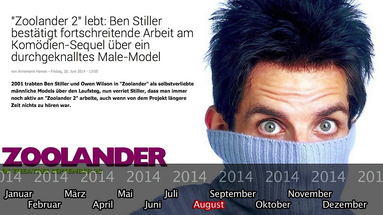 Was bisher geschah... alle wichtigen News zu 'Zoolander 2' auf einen Blick!