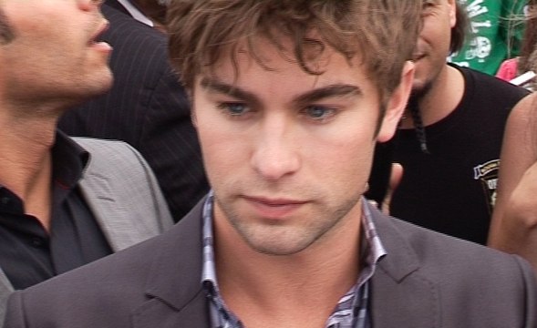 Bain de foule pour Chace Crawford à Deauville