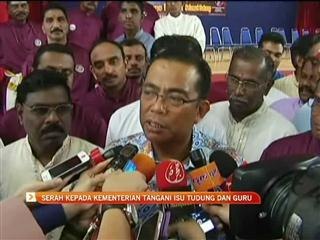 Serah kepada kementerian tangani isu tudung dan guru