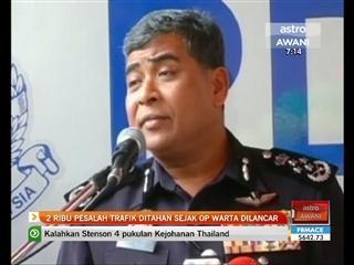 2 ribu pesalah trafik ditahan sejak Op Trafik dilancarkan