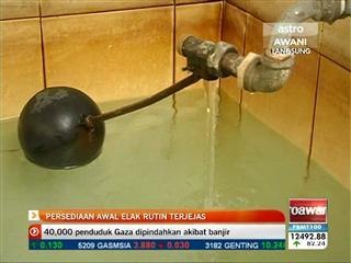 Persediaan awal elak rutin terjejas