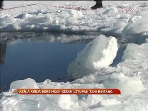 Operasi bersih kesan letupan tahi bintang