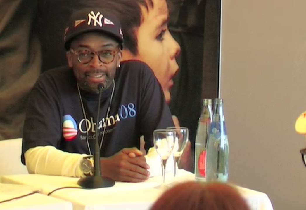 Spike Lee présentait son film, Miracle à Santa Anna.