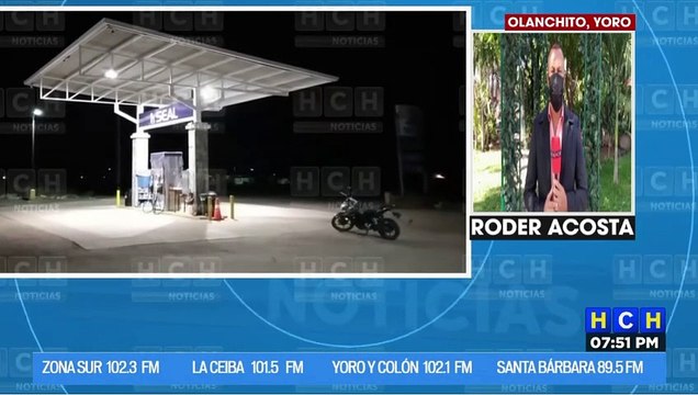 Delincuentes fuertemente armados asaltan gasolinera en Olanchito, Yoro