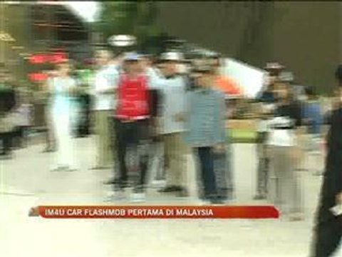 'IM4U Car Flashmob' pertama di Malaysia