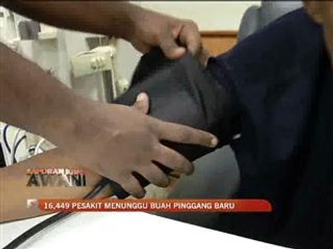 16,499 pesakit menunggu buah pinggang baru