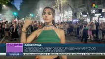 Argentina: Expresiones culturales condenan cifras de feminicidios