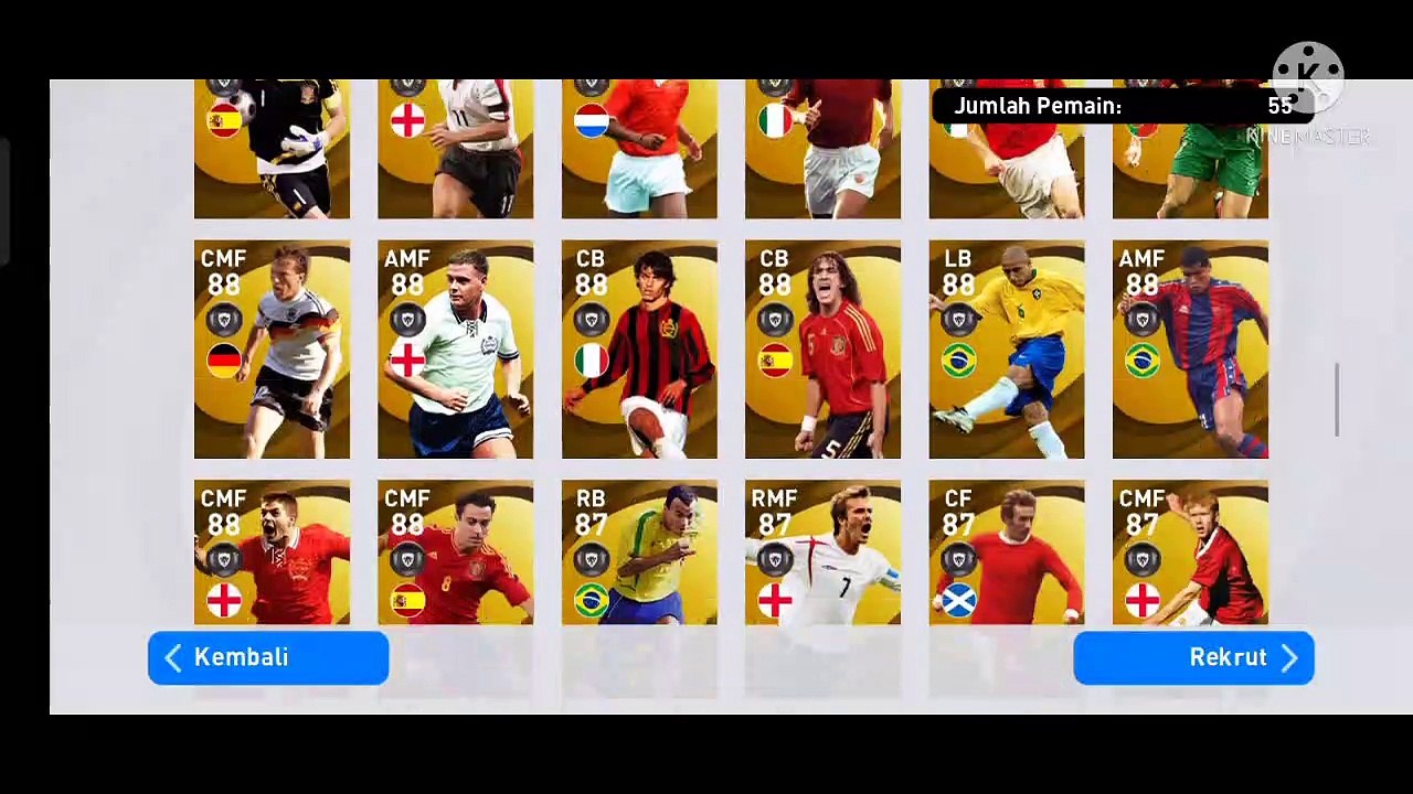 OPEN Legends; Worldwide Clubs #DELPIERO #CAFU #PES #PESMOBILE #PES2021 #EFOOTBALL #KONAMI