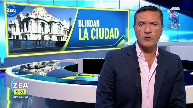 Monumentos, hoteles y comercios fueron blindados previo a la marcha por el 8M en CDMX