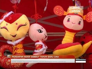 Persiapan Tahun Baru Cina di Beijing