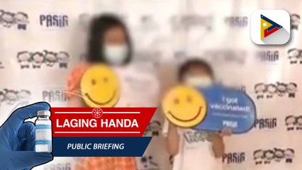 Bakunahan sa mga edad 5-11 sa Pasig City, isinasagawa na rin sa isang fast food chain