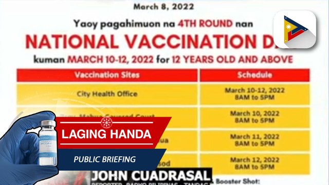 Lokal na pamahalaan ng Tandag City, nagtalaga ng apat na vaccination sites para sa ikaapat na round ng Bayanihan, Bakunahan National COVID-19 Vaccination Days