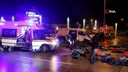 Otomobil ile transit çarpıştı: Çok sayıda yaralı var