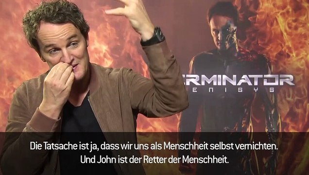 FILMSTARTS-Interview zu Terminator Genisys mit Jason Clarke, Emilia Clarke, Jai Courtney, Dana Goldberg, David Ellison und Alan Taylor