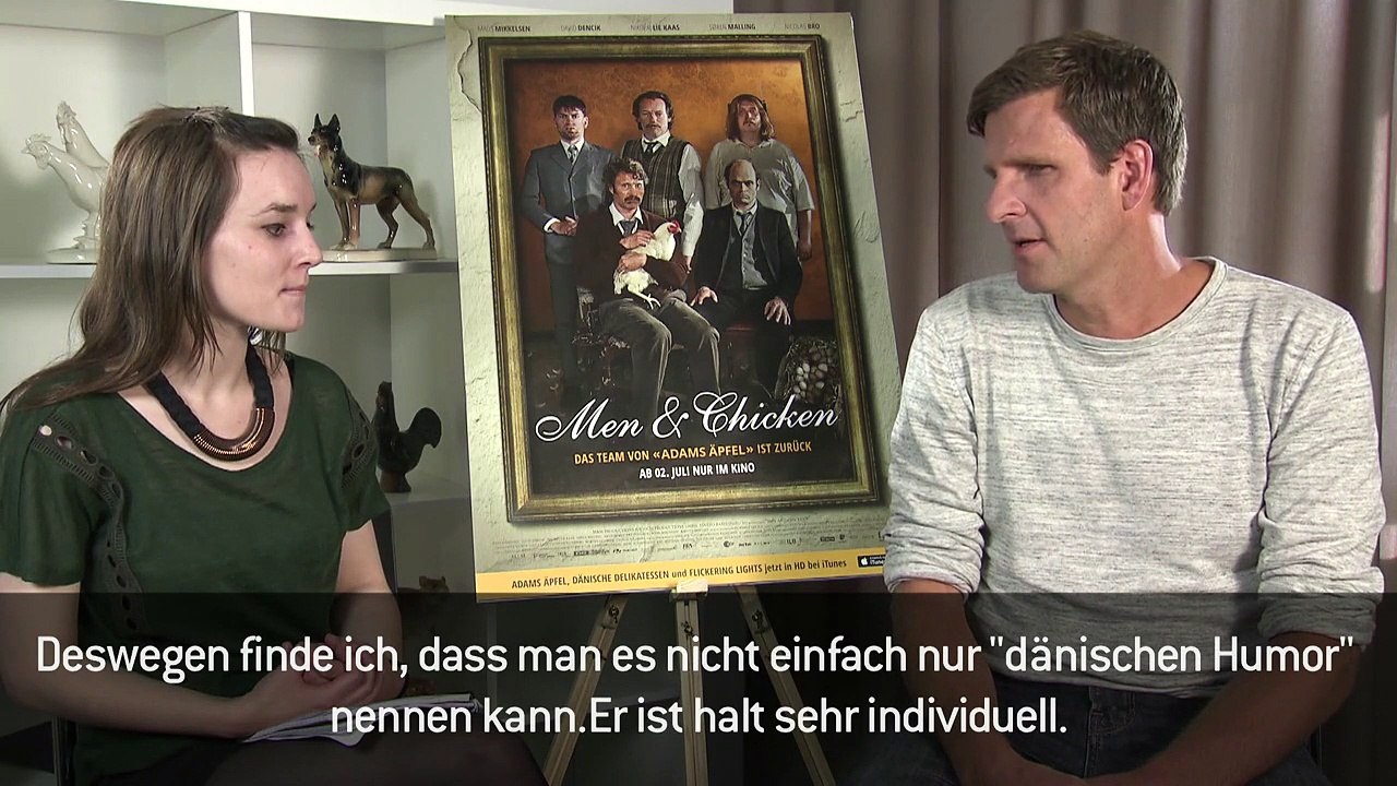 FILMSTARTS-Interview zu "Men & Chicken" mit Mads Mikkelsen und Anders Thomas Jensen