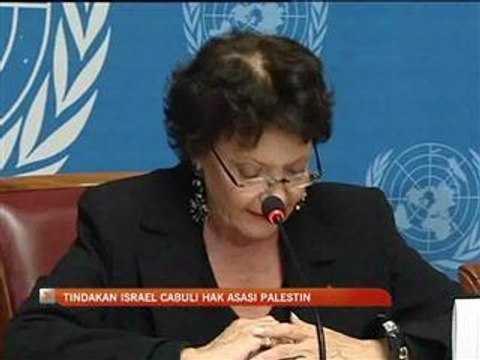 Tindakan Israel cabuli hak asasi Palestin